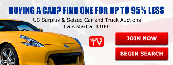 US Gov't Car and Truck Auctions
